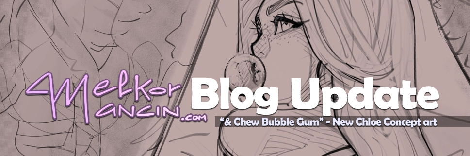 “& Chew Bubble Gum” - New Chloe Concept art(+GIF)
