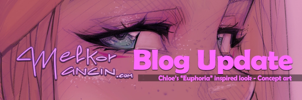Chloe’s “Euphoria” inspired look - Concept art