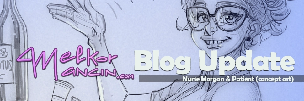 Nurse Morgan & Patient (concept art)