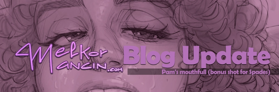 Pam's mouthfull (bonus shot for Spades)