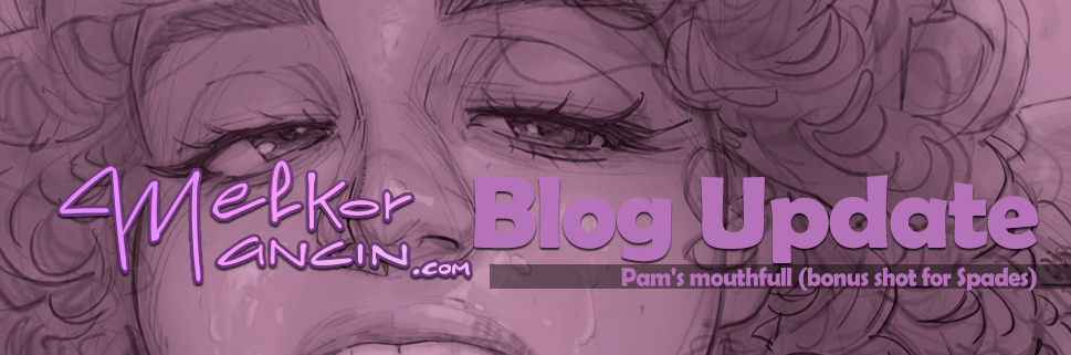 Pam's mouthfull (bonus shot for Spades)