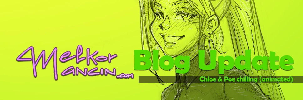 Chloe & Poe chilling (animated)