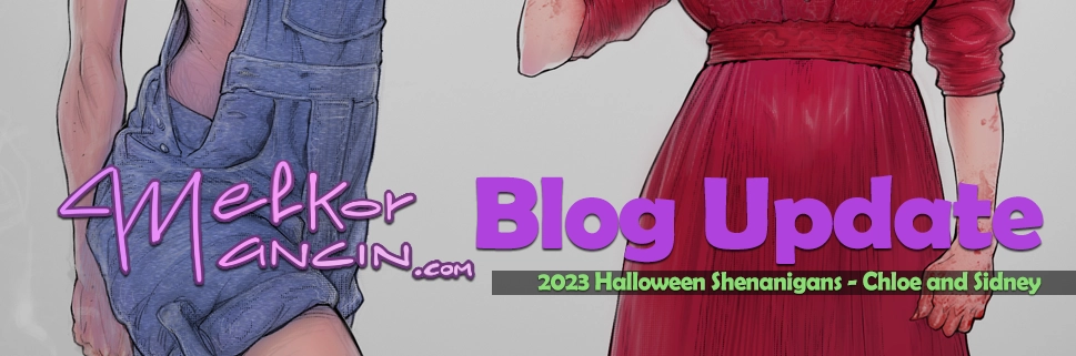 2023 Halloween Shenanigans - Chloe and Sidney
