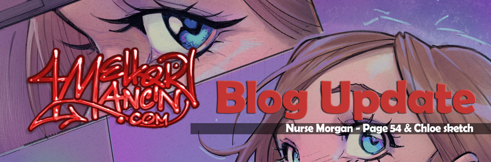 Nurse Morgan - Page 54 & Chloe sketch